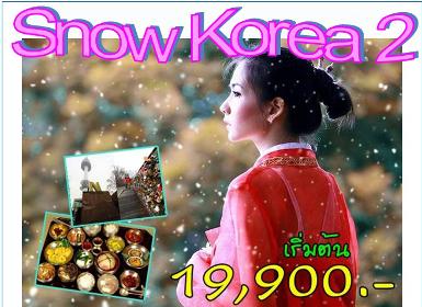 EBFA-02(8B) ทัวร์เกาหลี เล่นสกี Snow Korea เดือนกุมภาพันธ์